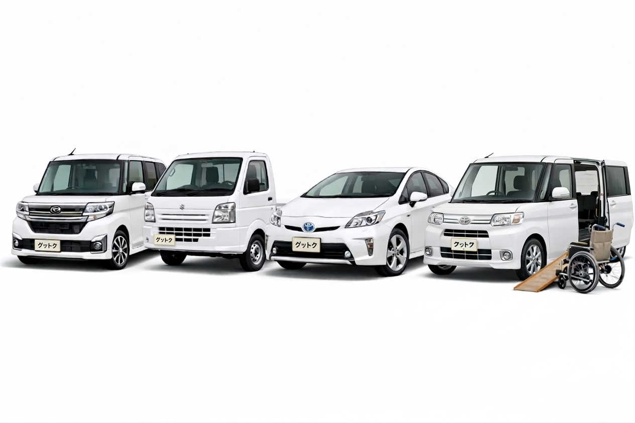 グットクレンタカーの車両ラインナップ（兵庫県福崎町）